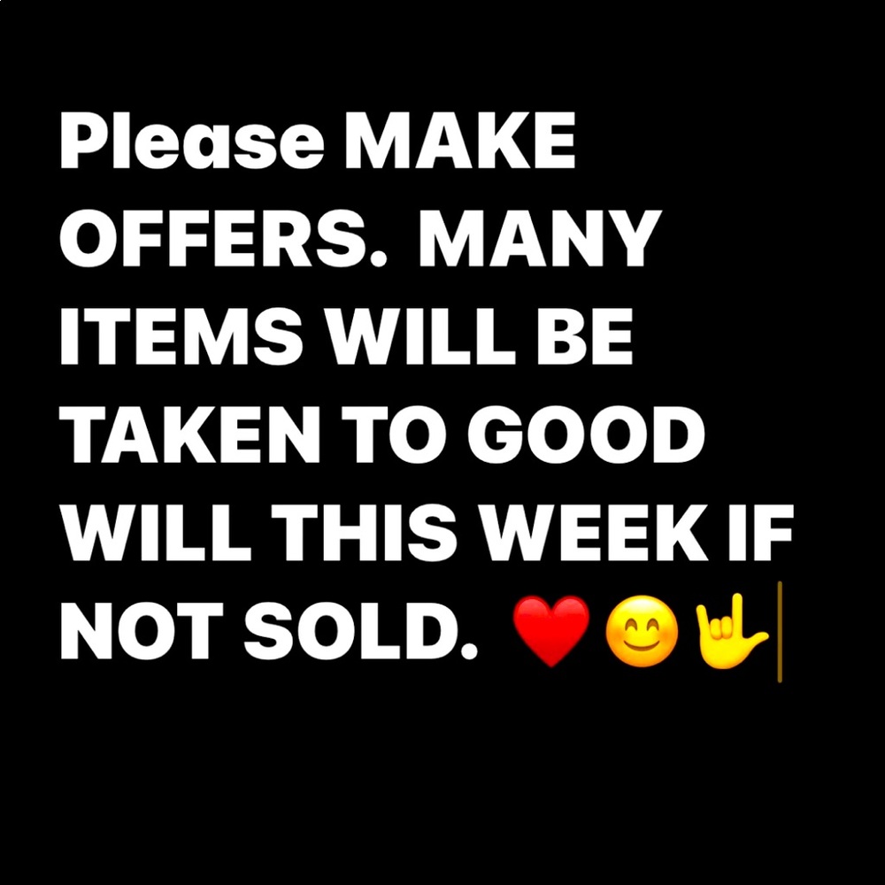 Must sell! PLease make offers